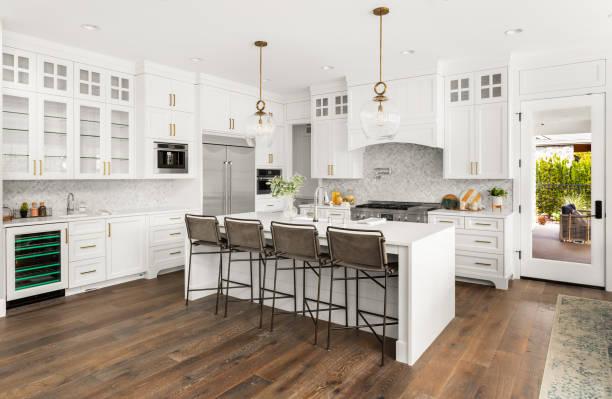 LVP kitchen floor Lithia